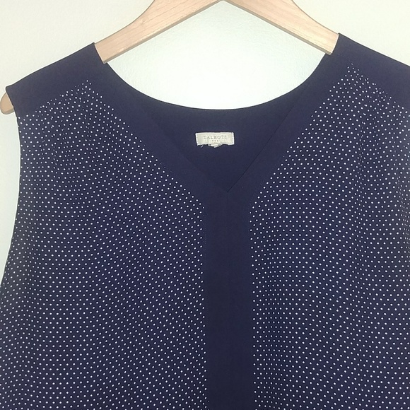 Talbots Polka Dot Top - Picture 4 of 7